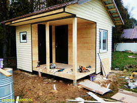 постройка небольшой бани