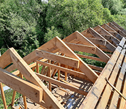 демонтаж старого деревянного дома на участке в Обнинске