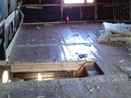 демонтаж деревянного дома