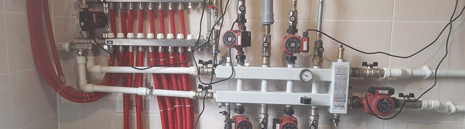 заказать разведение отопления по дому, теплые полы, батареи стоимость