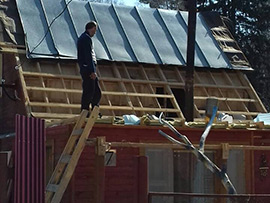 Строительство крышы