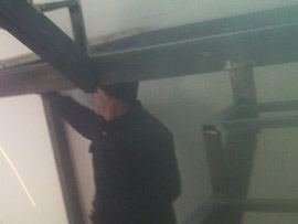 лестницы деревянные на металлическом каркасе