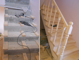 лестницы на металлокаркасе