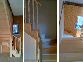 лестница  из дерева