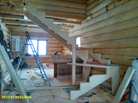 Лестницы деревянные