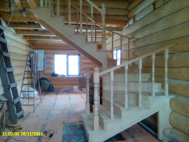 Лестницы деревянные