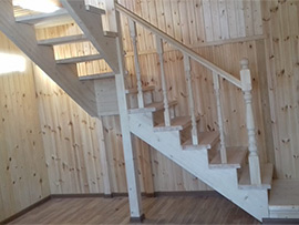 Лестницы деревянные