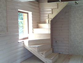 Лестницы деревянные строительство