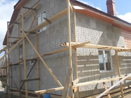 обшивка фасада дома Малояровлавец