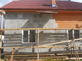 облицовка фасада в Обнинске