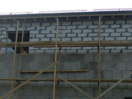 облицовка фасада домов в Обнинске