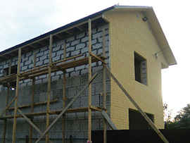 облицовка фасада домов в Обнинске