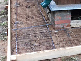 строительство отмостка у дома в Обнинске