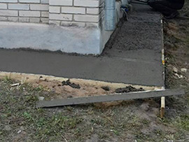 строительство отмостки