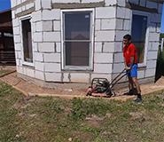 отмостка у дома