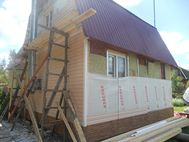 обшиква утепление фасада