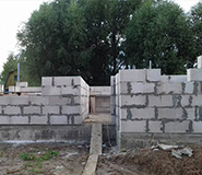 Строительство двухэтажного дома из пеноблоков Обнинск