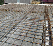 заливка межэтажного перекрытия двухэтажного дома из пеноблоков Обнинск