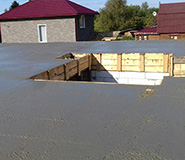 заливка межэтажного перекрытия двухэтажного дома из пеноблоков Обнинск