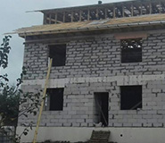 Строительство двухэтажного дома из пеноблоков Обнинск