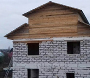 Строительство двухэтажного дома из пеноблоков Обнинск