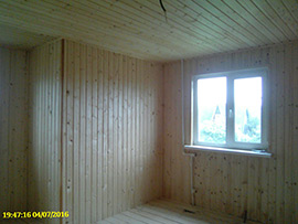 отделка комнаты вагонкой Белоусово