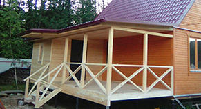 Строительство веранды