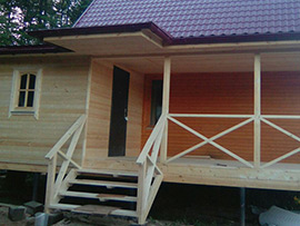 строительство веранды с предбанником Обнинск Малояровлавец Балабаново