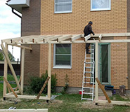 строительство веранды