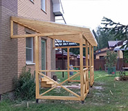 строительство веранды