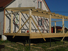 строительство веранды Малояровлавец Балабаново Боровск