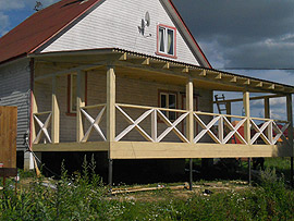 строительство веранды