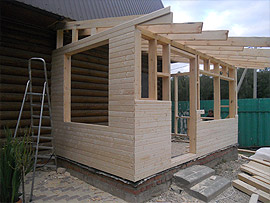 строительство веранды