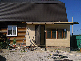 строительство веранды