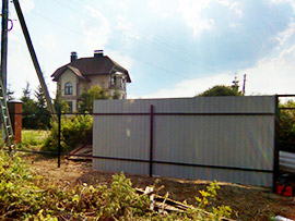 забор профлист