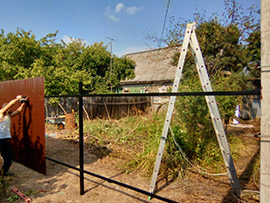 заборы в Обнинске профлист