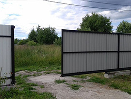 строительство откатных ворот Обнинск