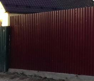 забор из металлопрофиля