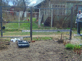 забор в Балабаново профлист